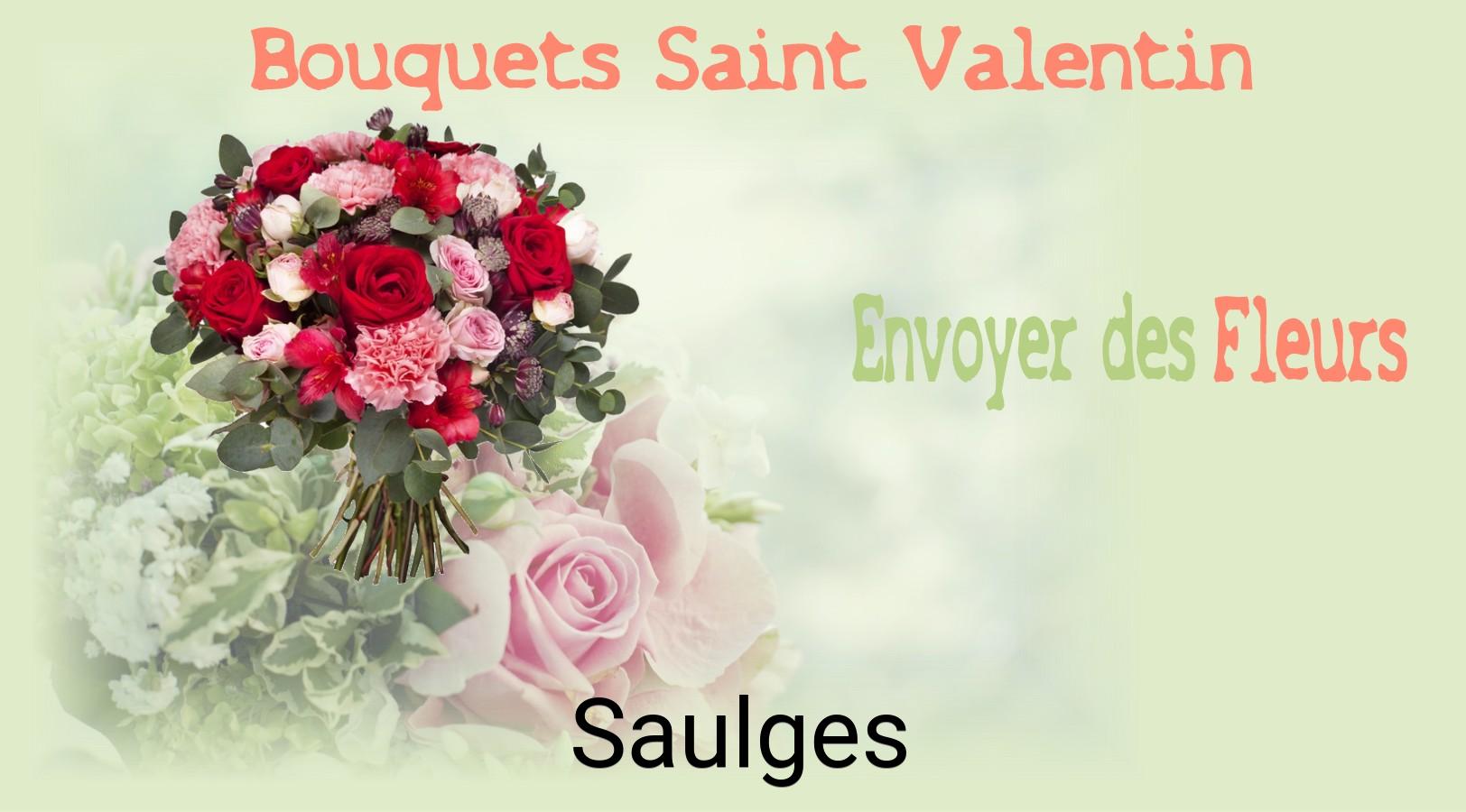 Roses de Saint-Valentin livrées à Saulges